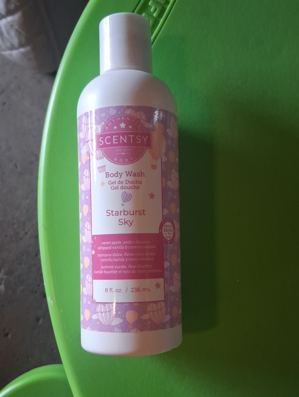 Scentsy Starburst Sky Body Wash - Purple, Pink & White